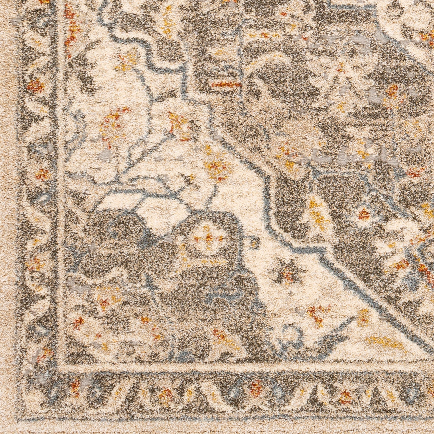 Tuscany TUS-2308 8ft Square Machine Woven Area Rug