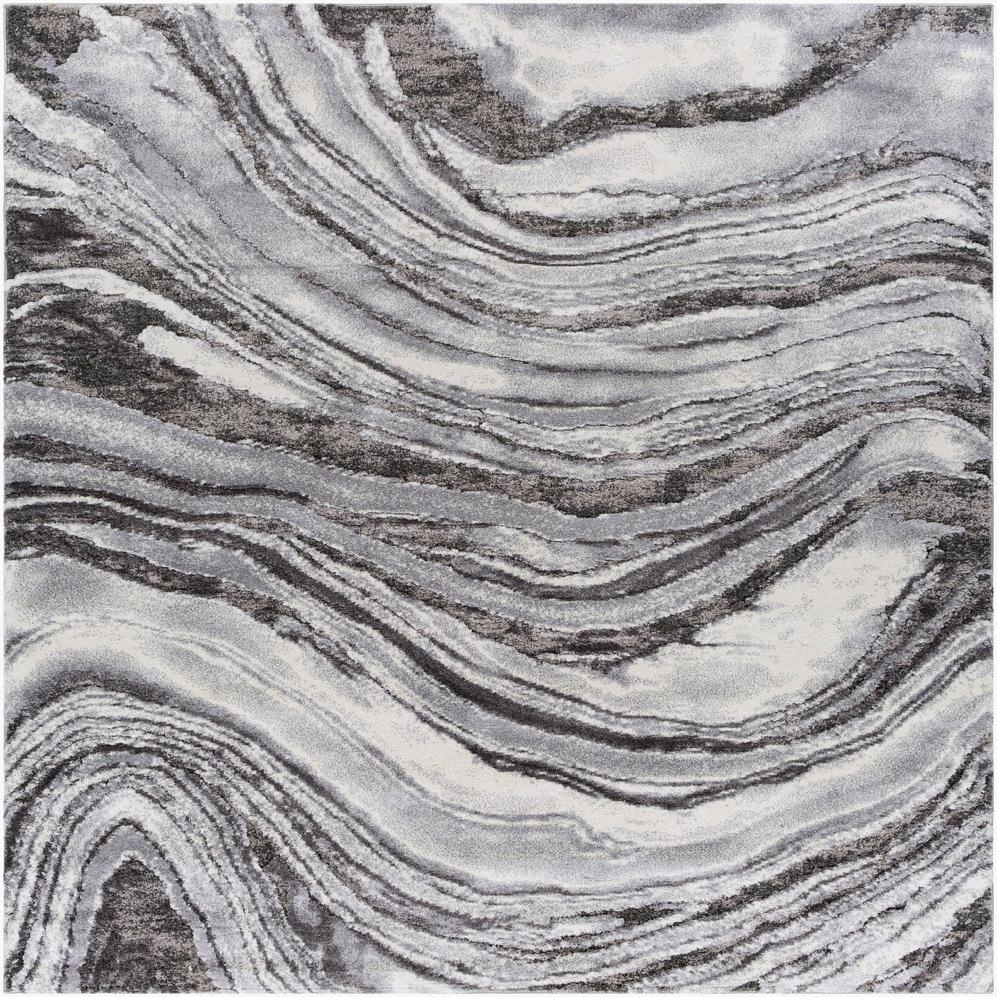 Tuscany TUS-2316 8ft Square Machine Woven Area Rug