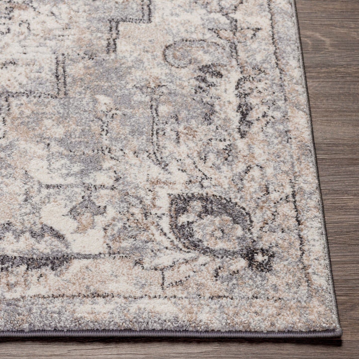 Tuscany TUS-2321 8ft Square Machine Woven Area Rug