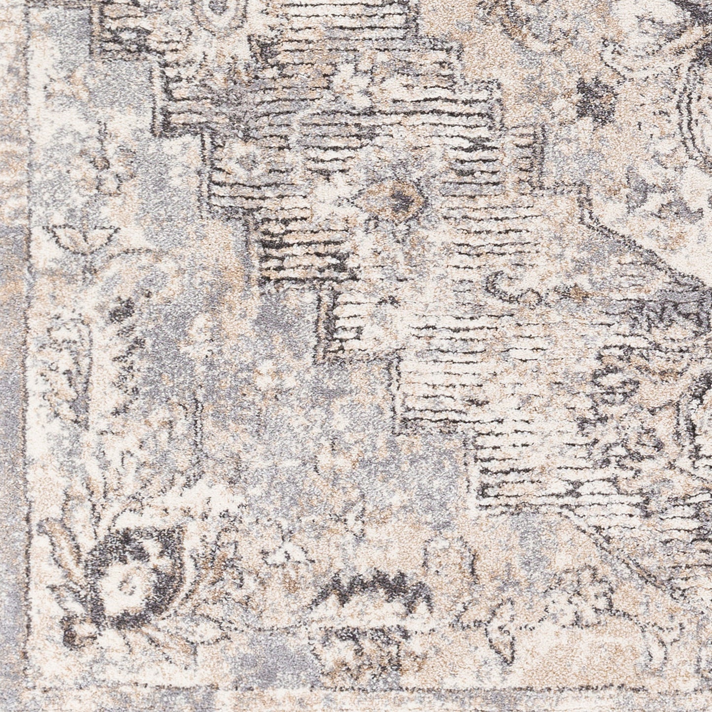 Tuscany TUS-2321 8ft Square Machine Woven Area Rug