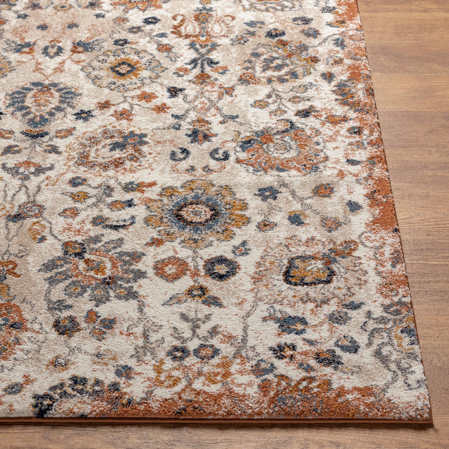 Tuscany TUS-2332 8ft Square Machine Woven Area Rug