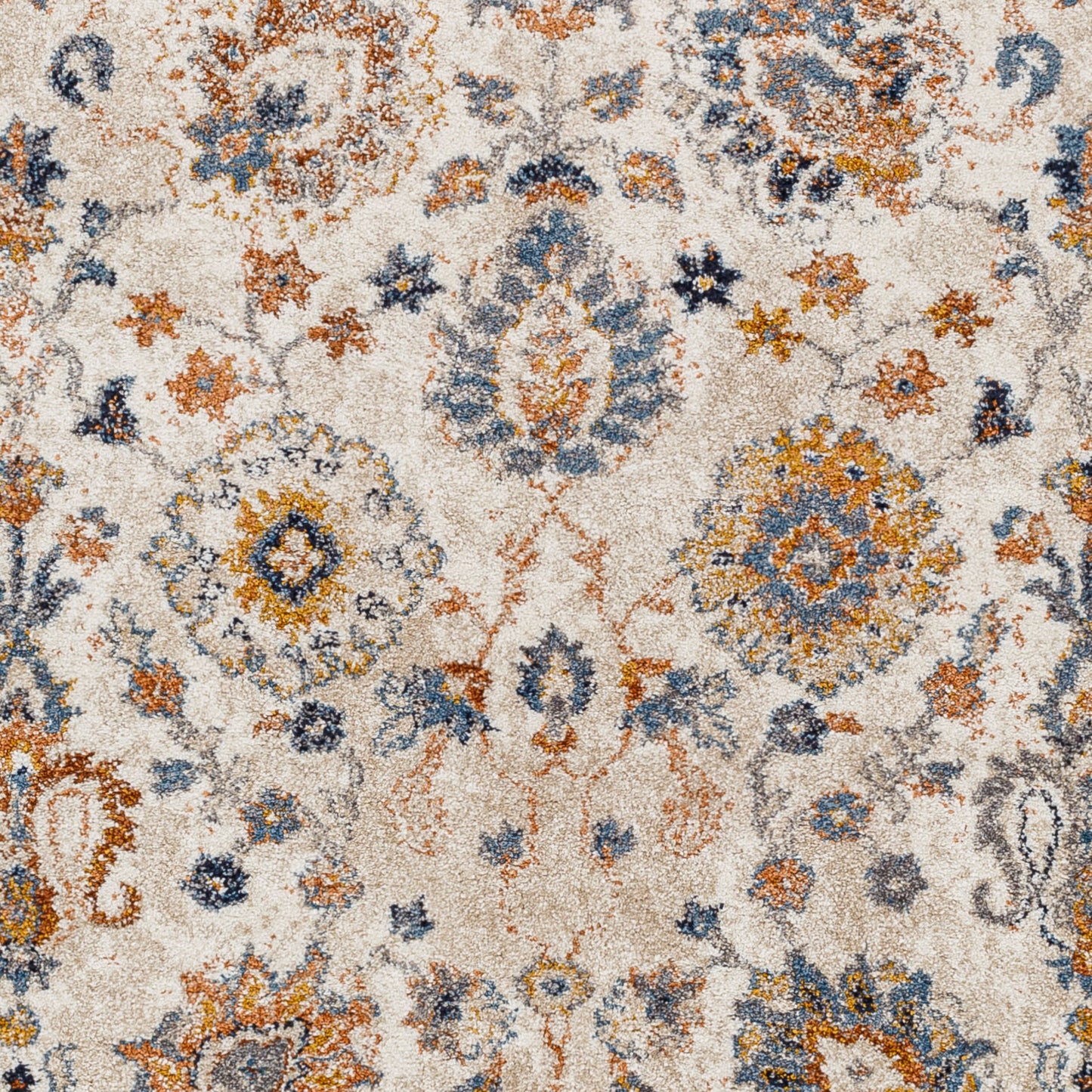Tuscany TUS-2332 8ft Square Machine Woven Area Rug