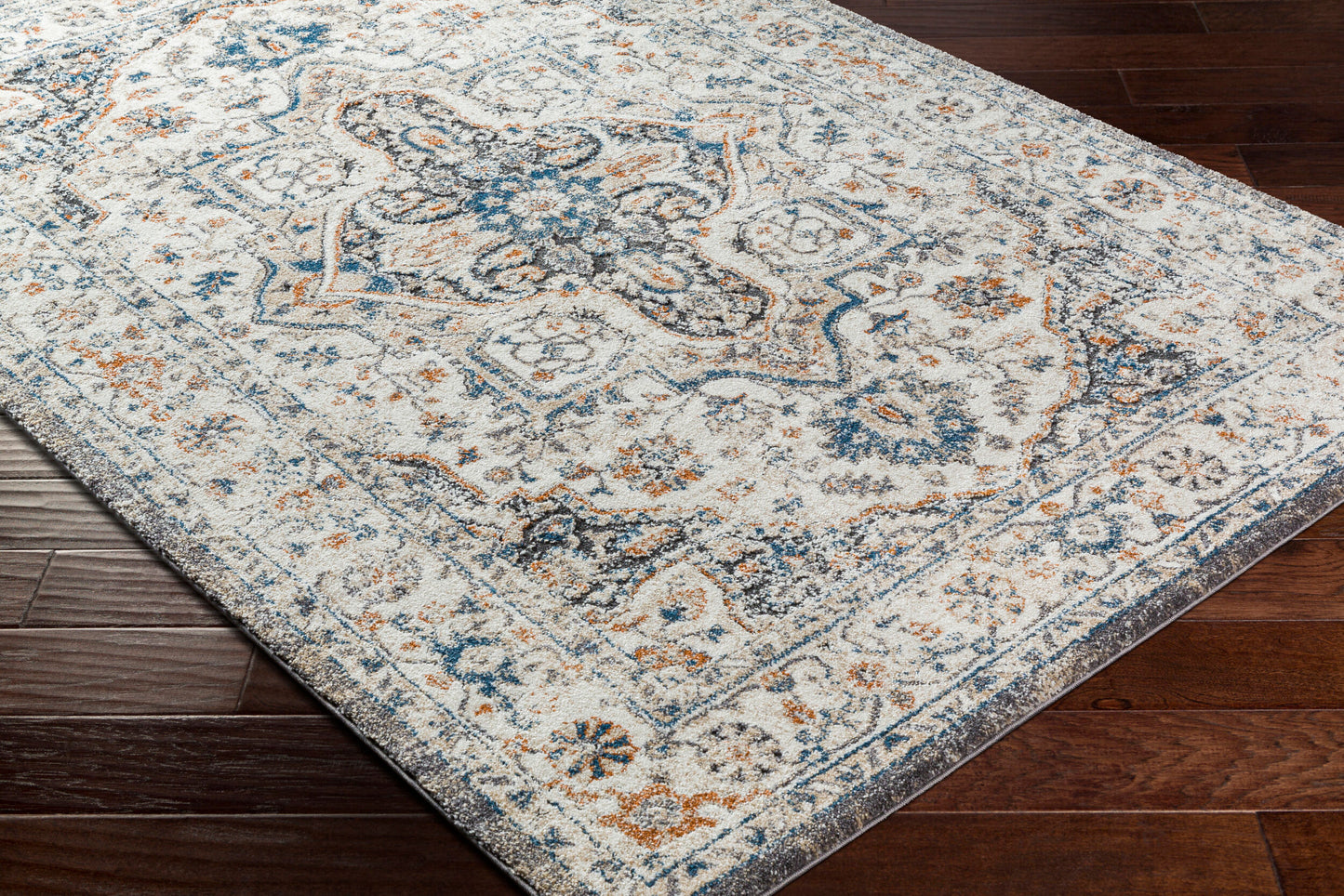 Tuscany TUS-2343 8ft Square Machine Woven Area Rug