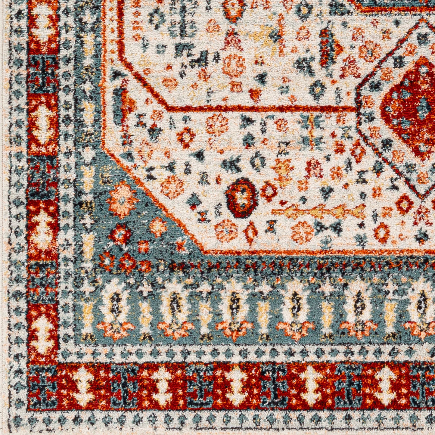 Alfombra tejida a máquina Tevazu TVZ-2338 de 1,52 m x 2,13 m