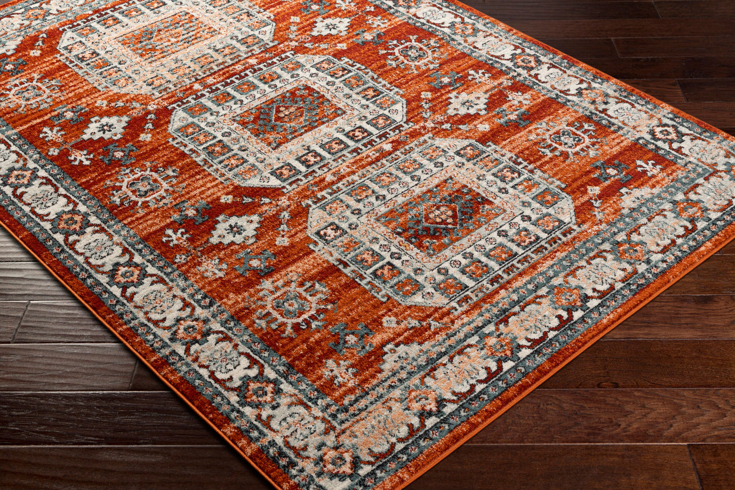 Tevazu TVZ-2350 6' x 9' Machine Woven Area Rug