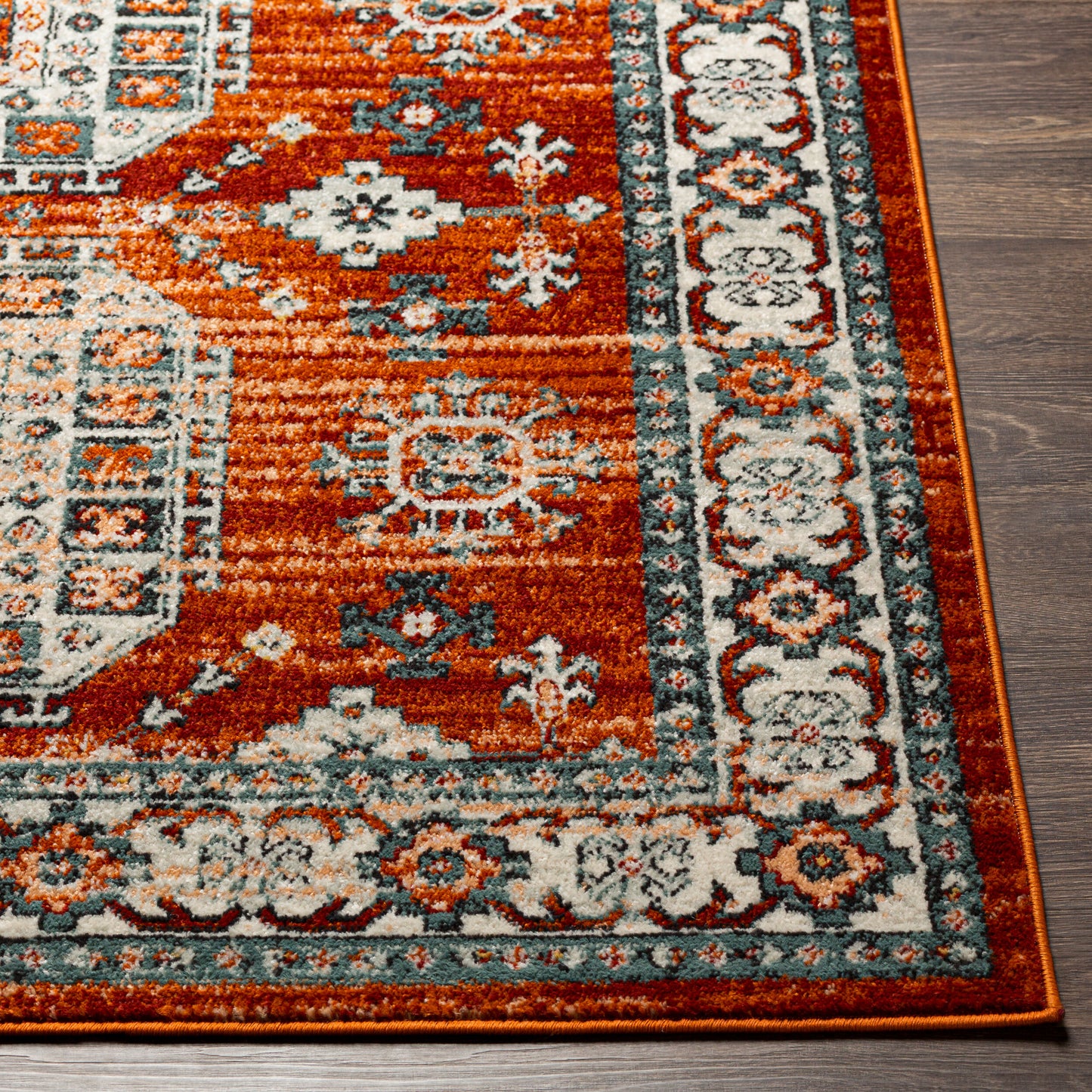 Tevazu TVZ-2350 6' x 9' Machine Woven Area Rug