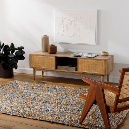 Trenzado TZD-2300 Alfombra de corredor hecha a mano de 8 pies