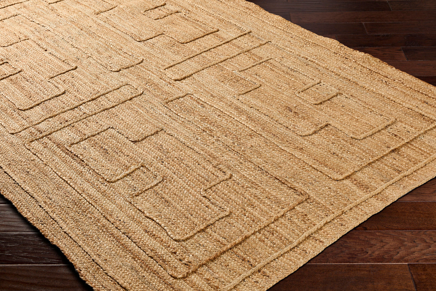 Luci UCI-2300 5' x 7' Handmade Jute Area Rug