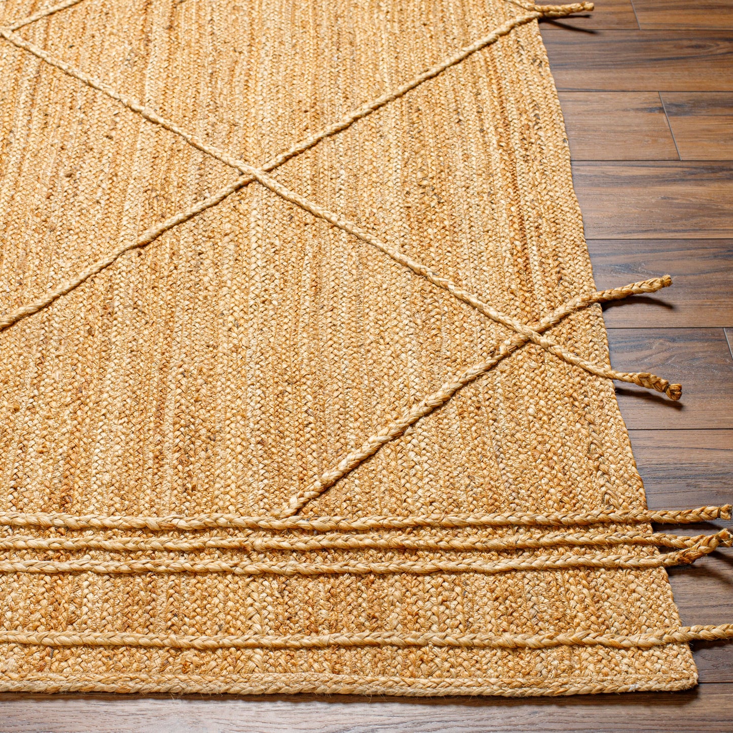 Luci UCI-2301 2' x 3' Handmade Jute Accent Rug