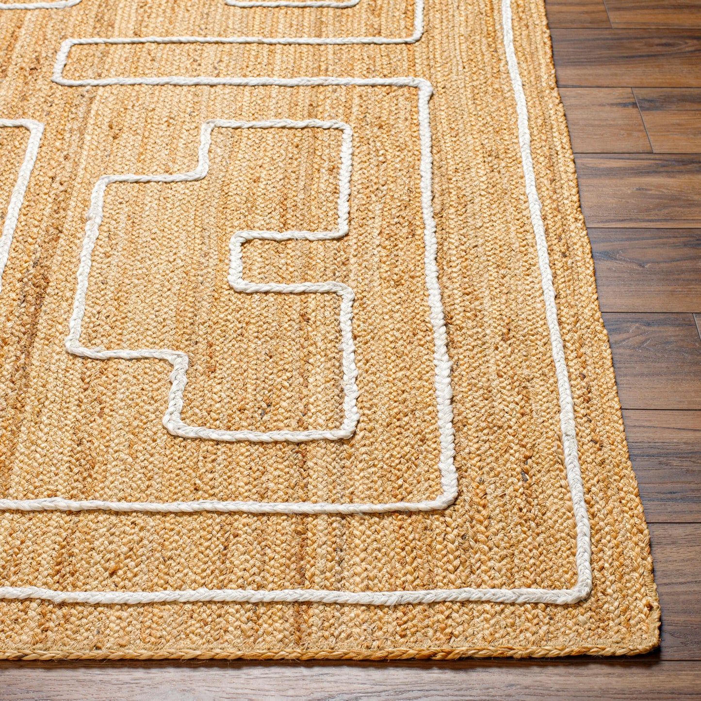 Luci UCI-2302 2' x 3' Handmade Jute Accent Rug