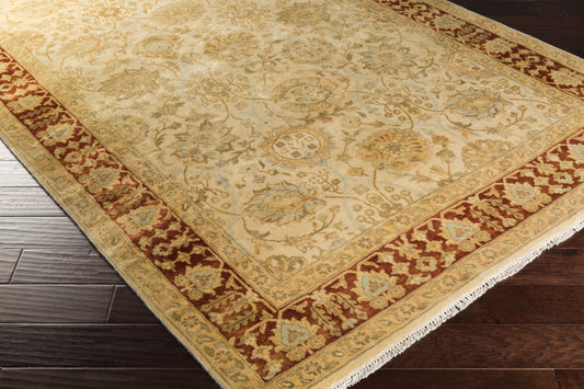 Victoria VIC-2001 3' x 5' Handmade Wool Accent Rug