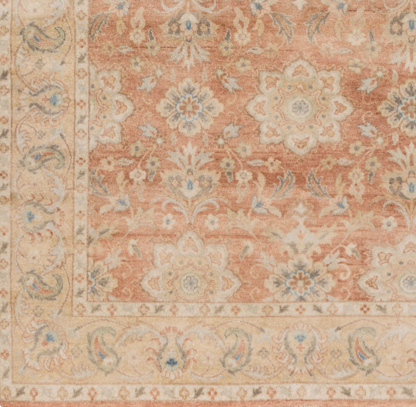 Victoria VIC-2002 2' x 3' Handmade Wool Accent Rug