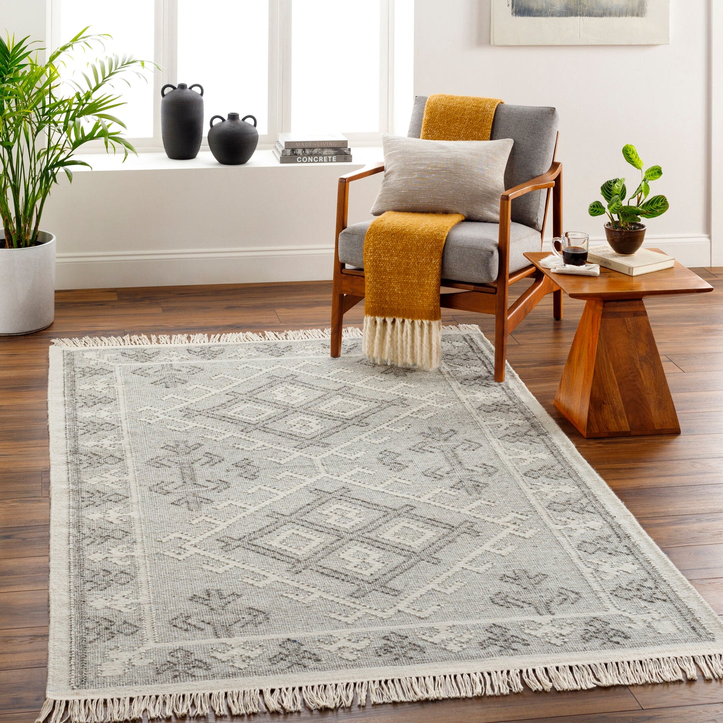 Valerie VLA-2305 9' x 12' Handmade Wool Area Rug