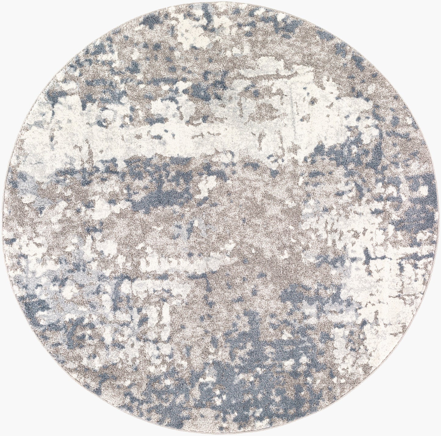 Venice VNE-2304 5ft Round Machine Woven Area Rug