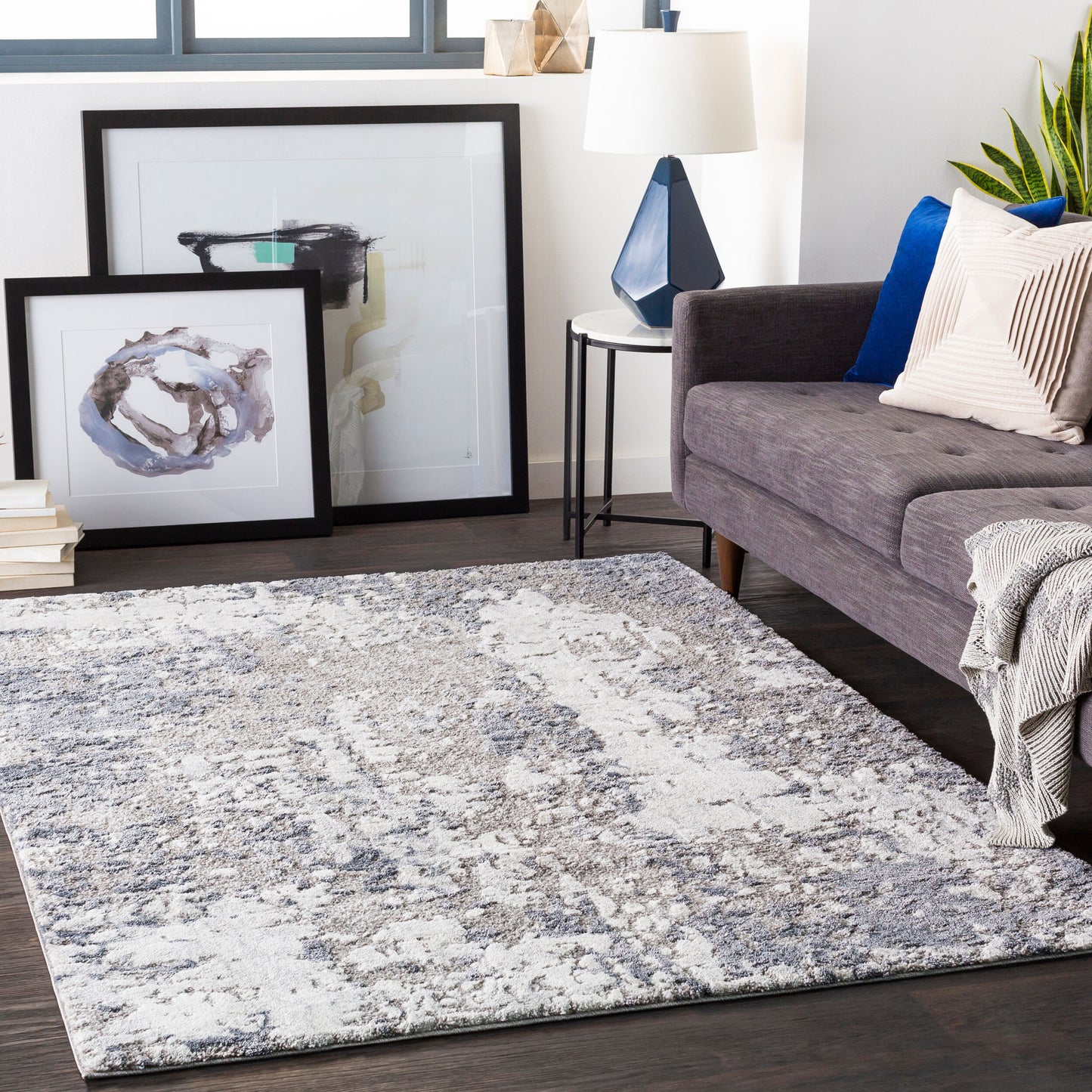 Venice VNE-2304 9' x 12' Machine Woven Area Rug
