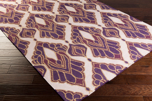 Alfombra de lana hecha a mano Voyages VOY-50 de 2,4 m