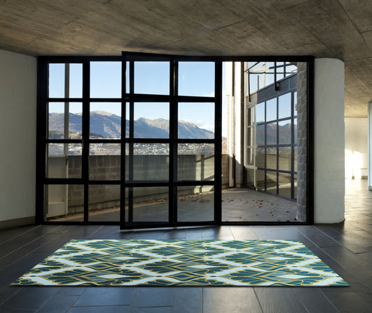 Voyages VOY-52 8ft Runner Handmade Wool Runner Rug