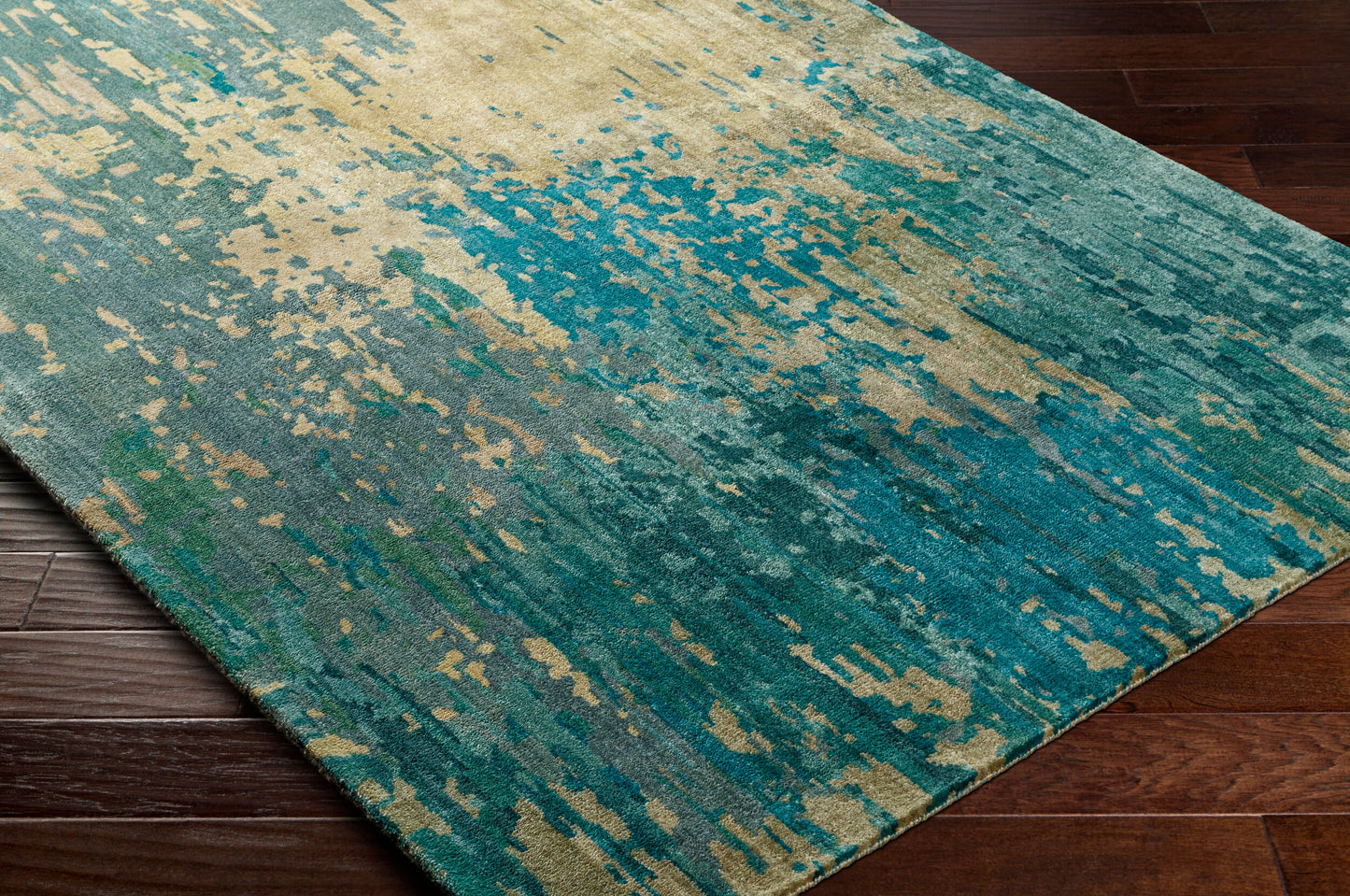 Watercolor WAT-5004 2' x 3' Handmade Wool Accent Rug