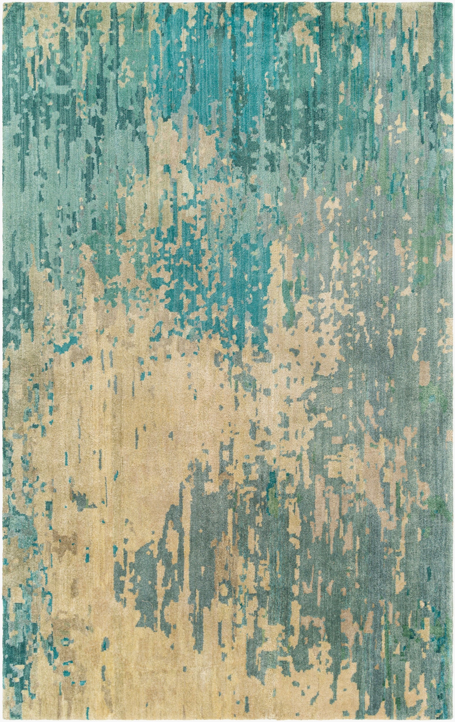 Watercolor WAT-5004 2' x 3' Handmade Wool Accent Rug