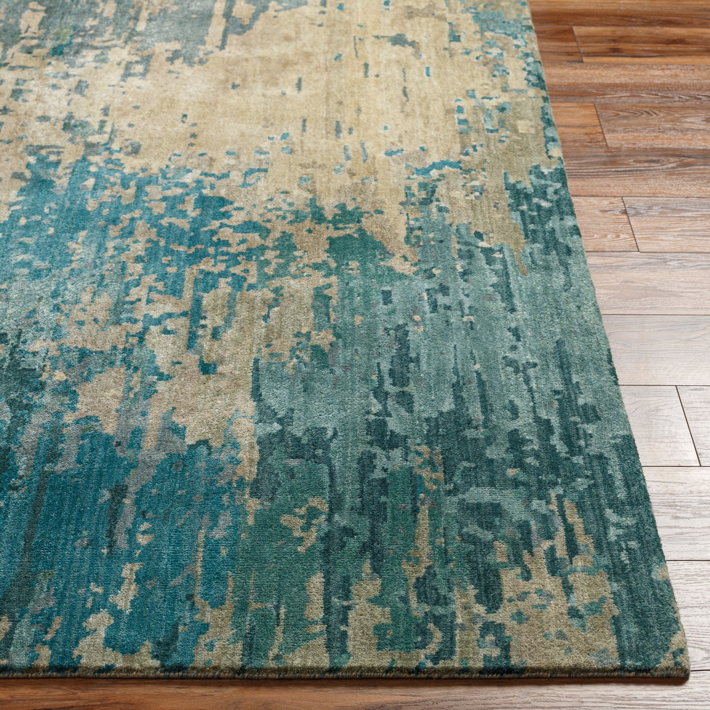 Watercolor WAT-5004 2' x 3' Handmade Wool Accent Rug