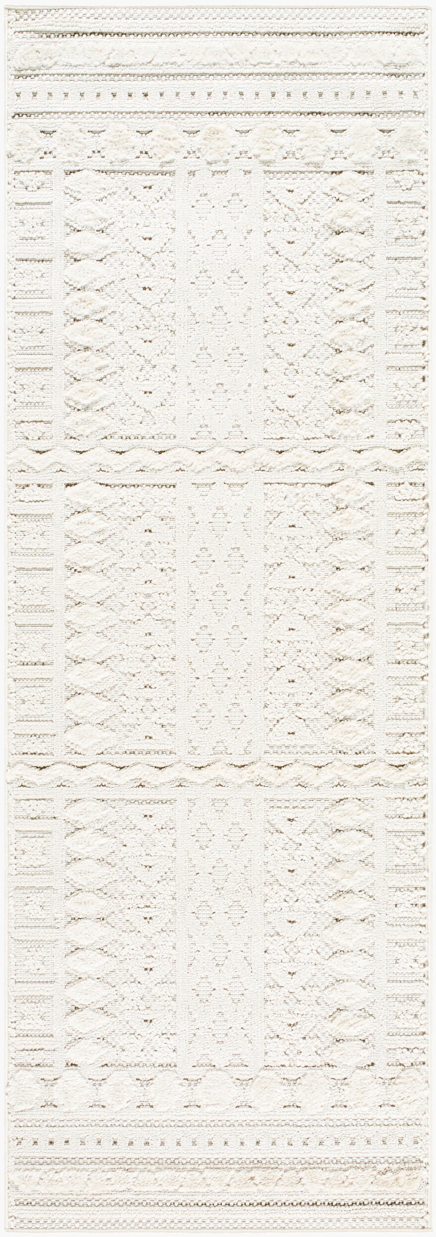 West Palm WPM-2303 7ft Runner Machine Woven Indoor/Outdoor Runner Rug