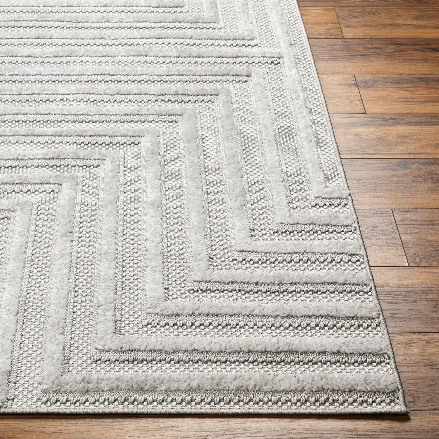 West Palm WPM-2304 7ft Runner Machine Woven Indoor/Outdoor Runner Rug