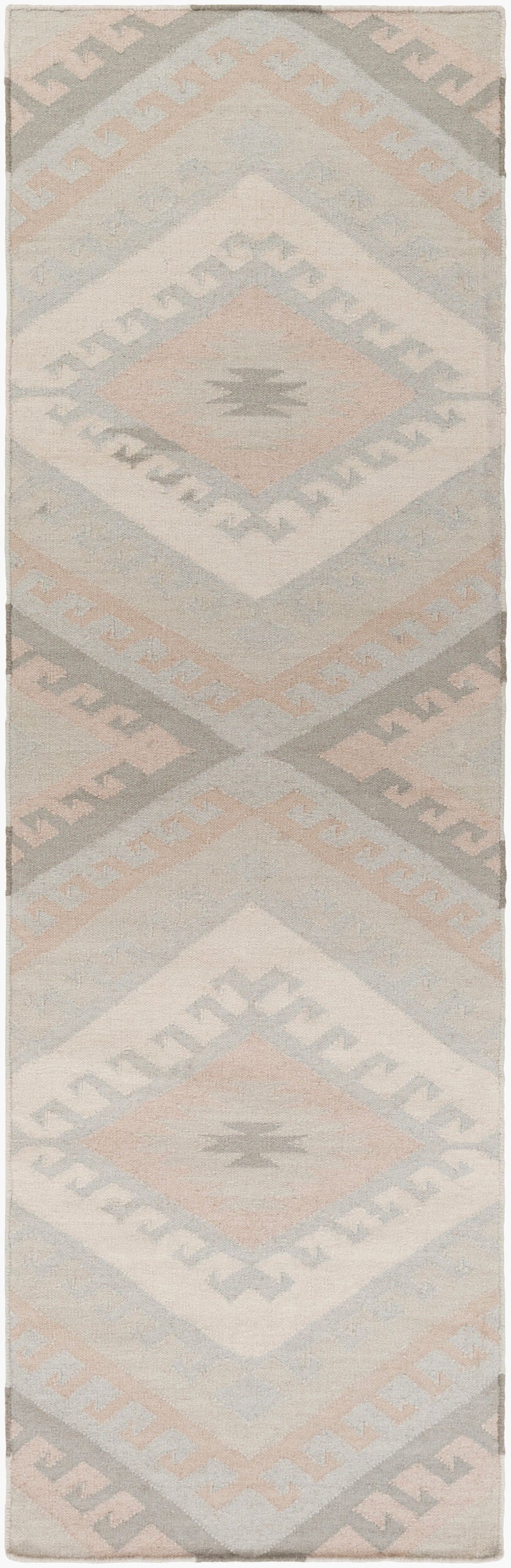 Wanderer WRR-2006 8ft Runner Handmade Wool Runner Rug