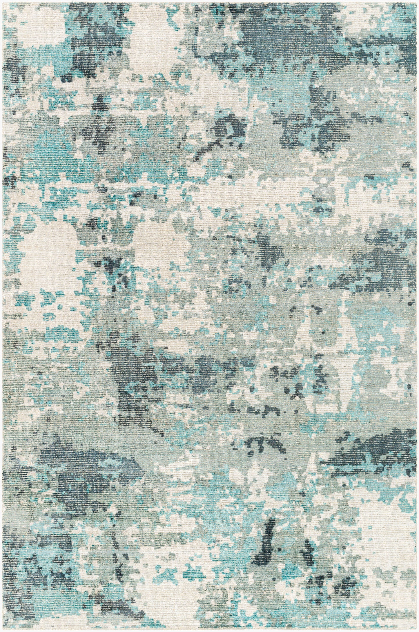 Alfombra decorativa Wilson WSN-2307 de 2' x 3' hecha a mano