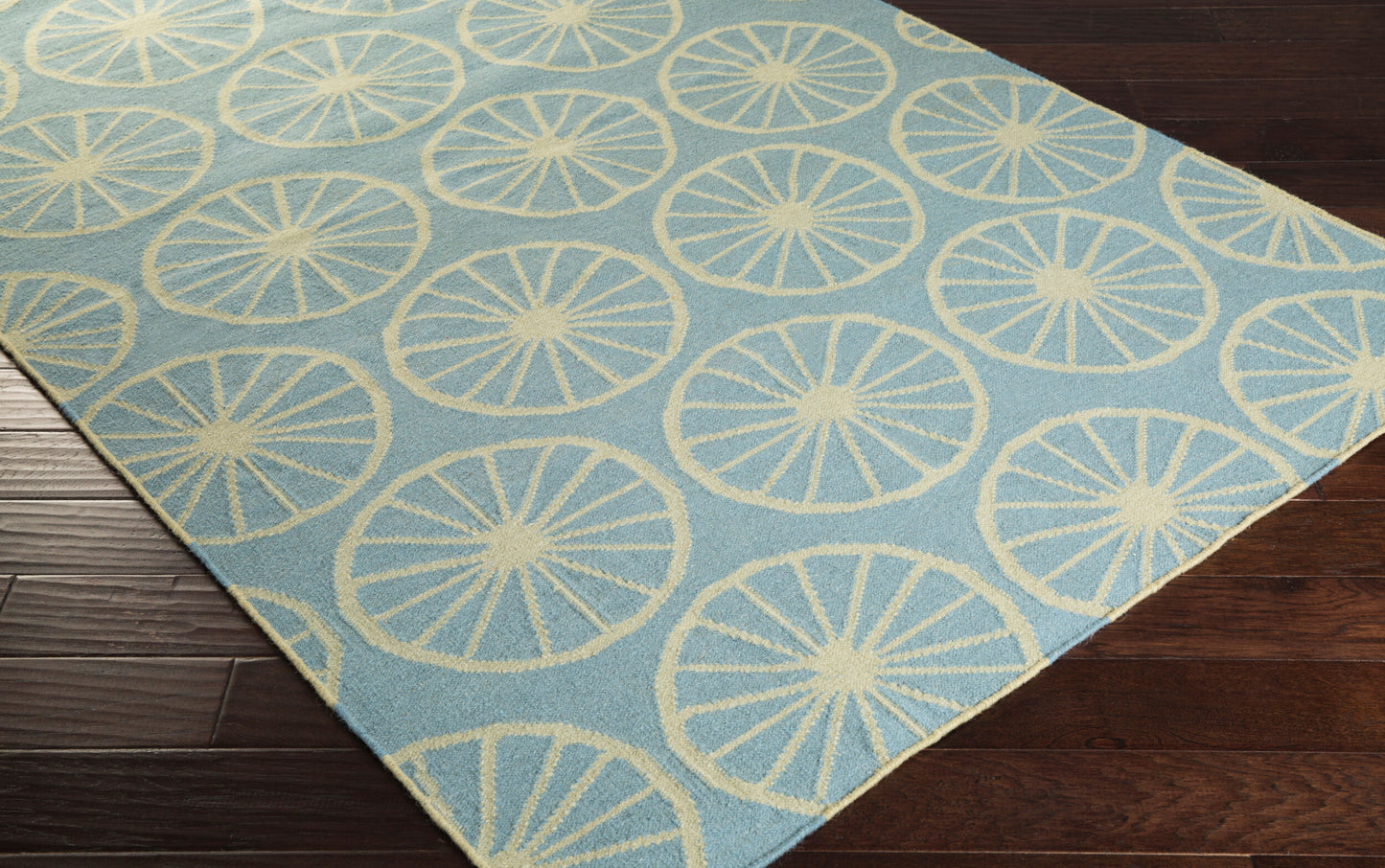 Yacht Club YTC-2018 8ft Runner Handmade Wool Runner Rug