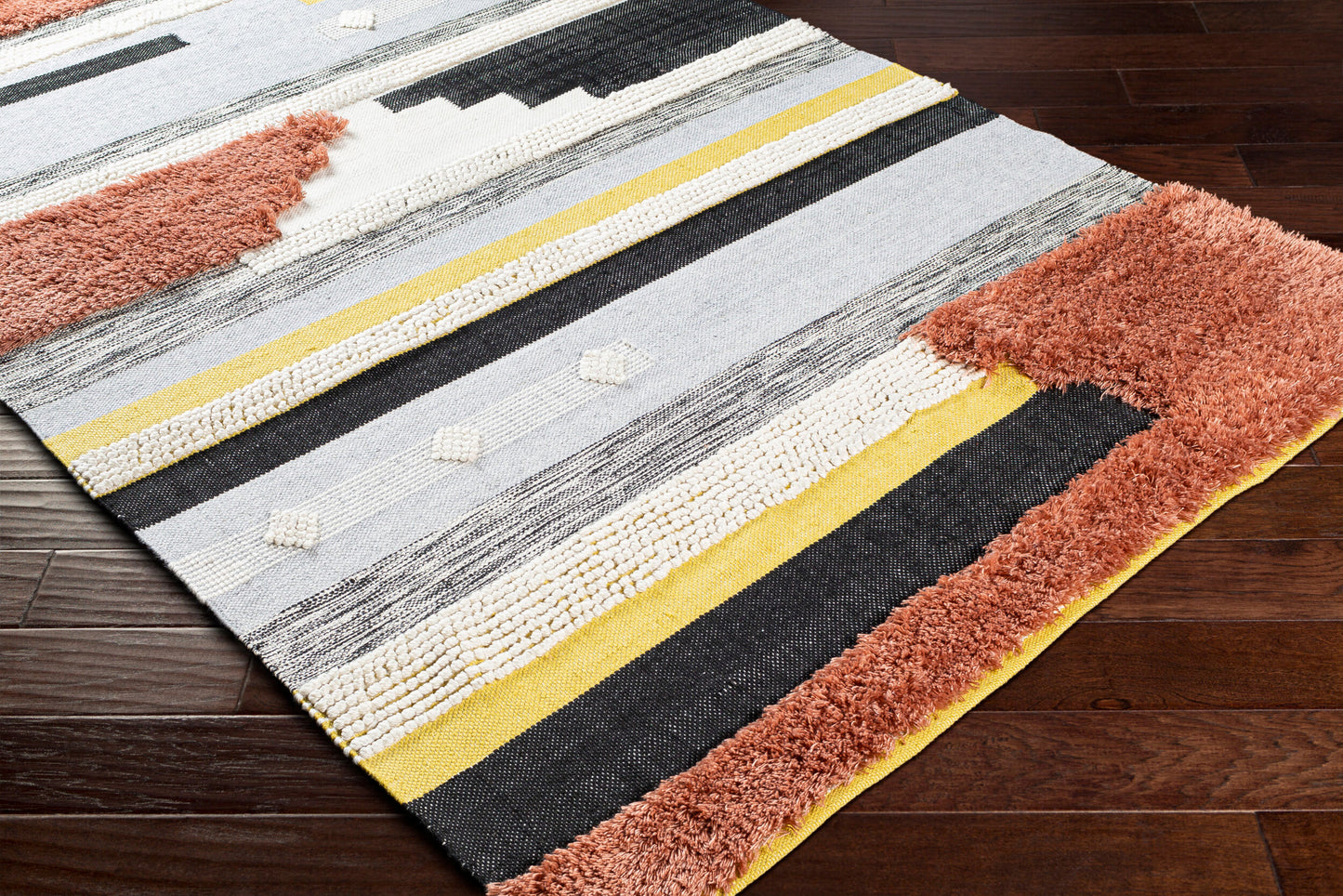Yuva YUV-2300 2' x 3' Handmade Recyled Accent Rug