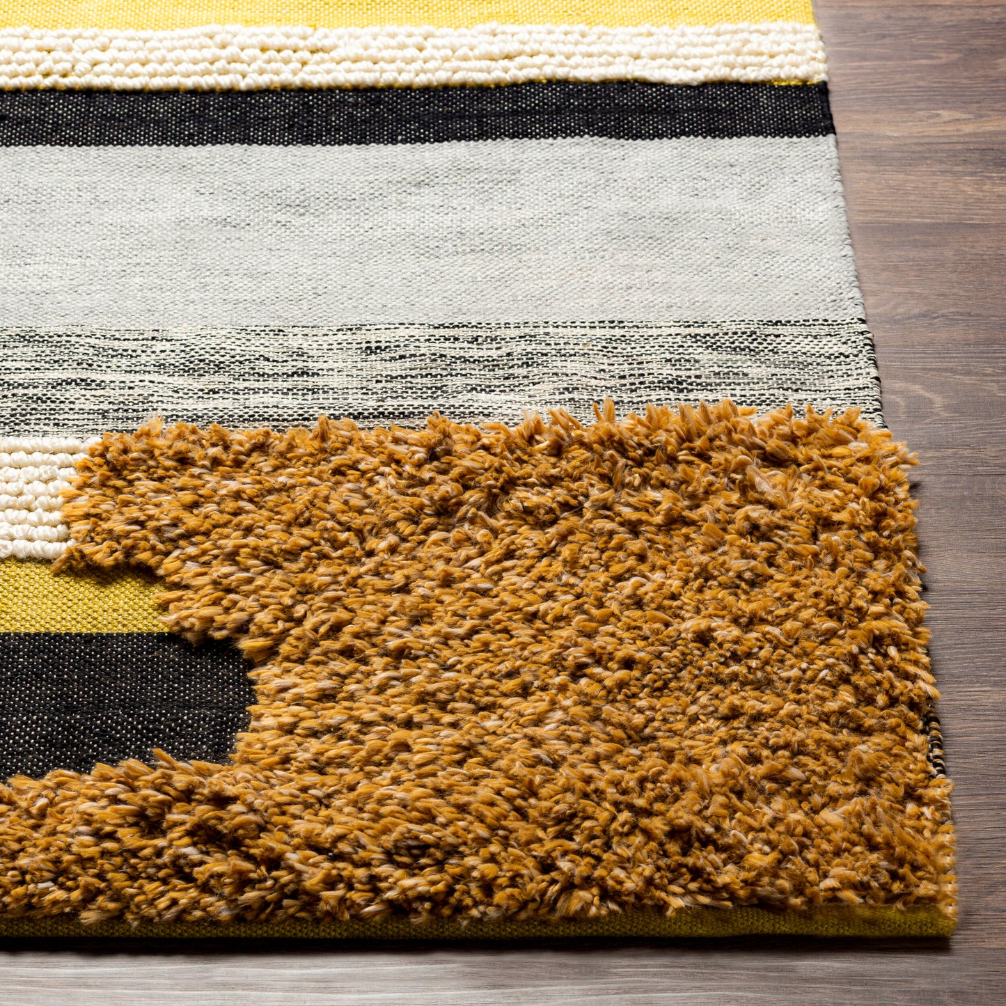 Yuva YUV-2301 2' x 3' Handmade Recyled Accent Rug