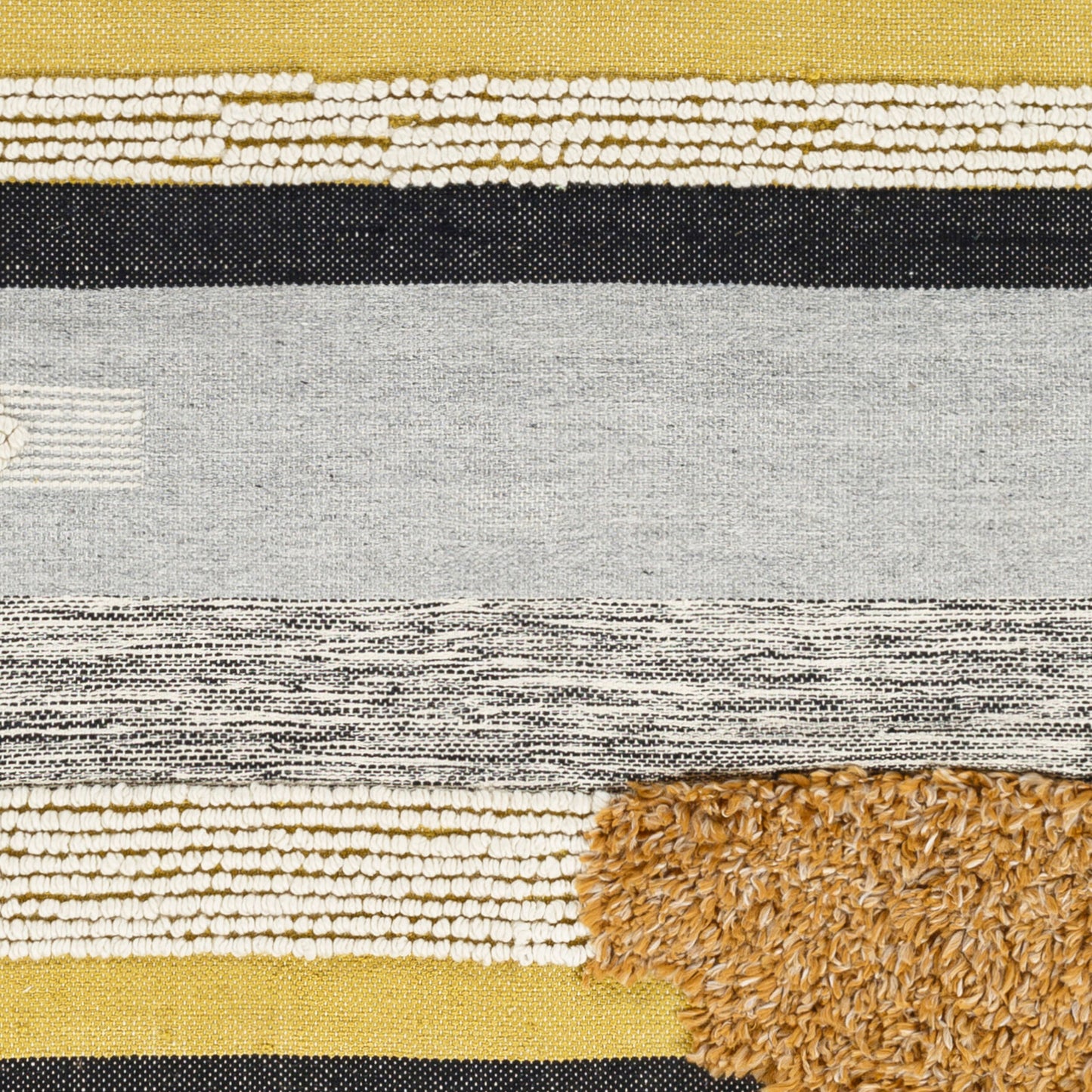 Yuva YUV-2301 2' x 3' Handmade Recyled Accent Rug