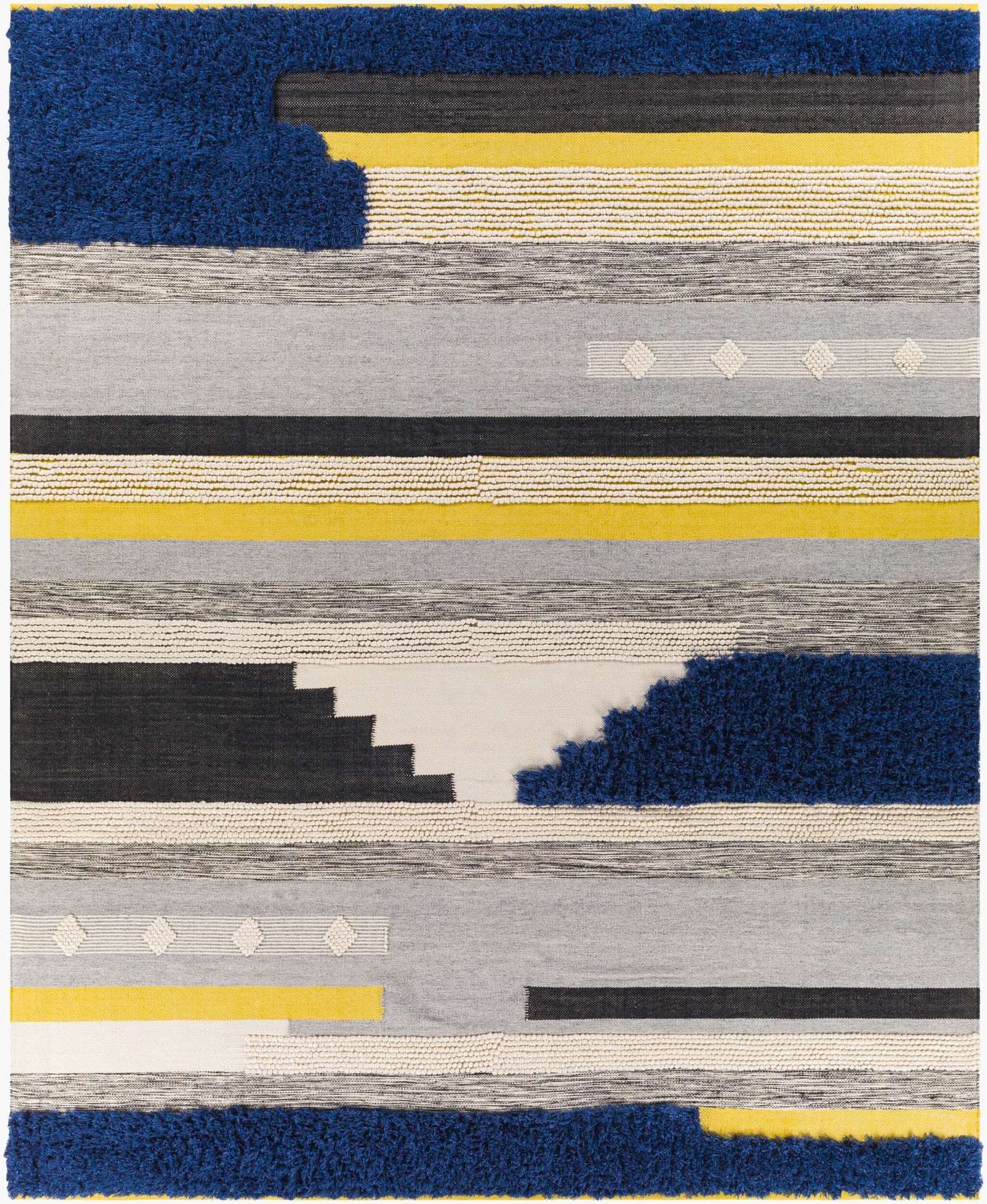 Yuva YUV-2302 2' x 3' Handmade Recyled Accent Rug