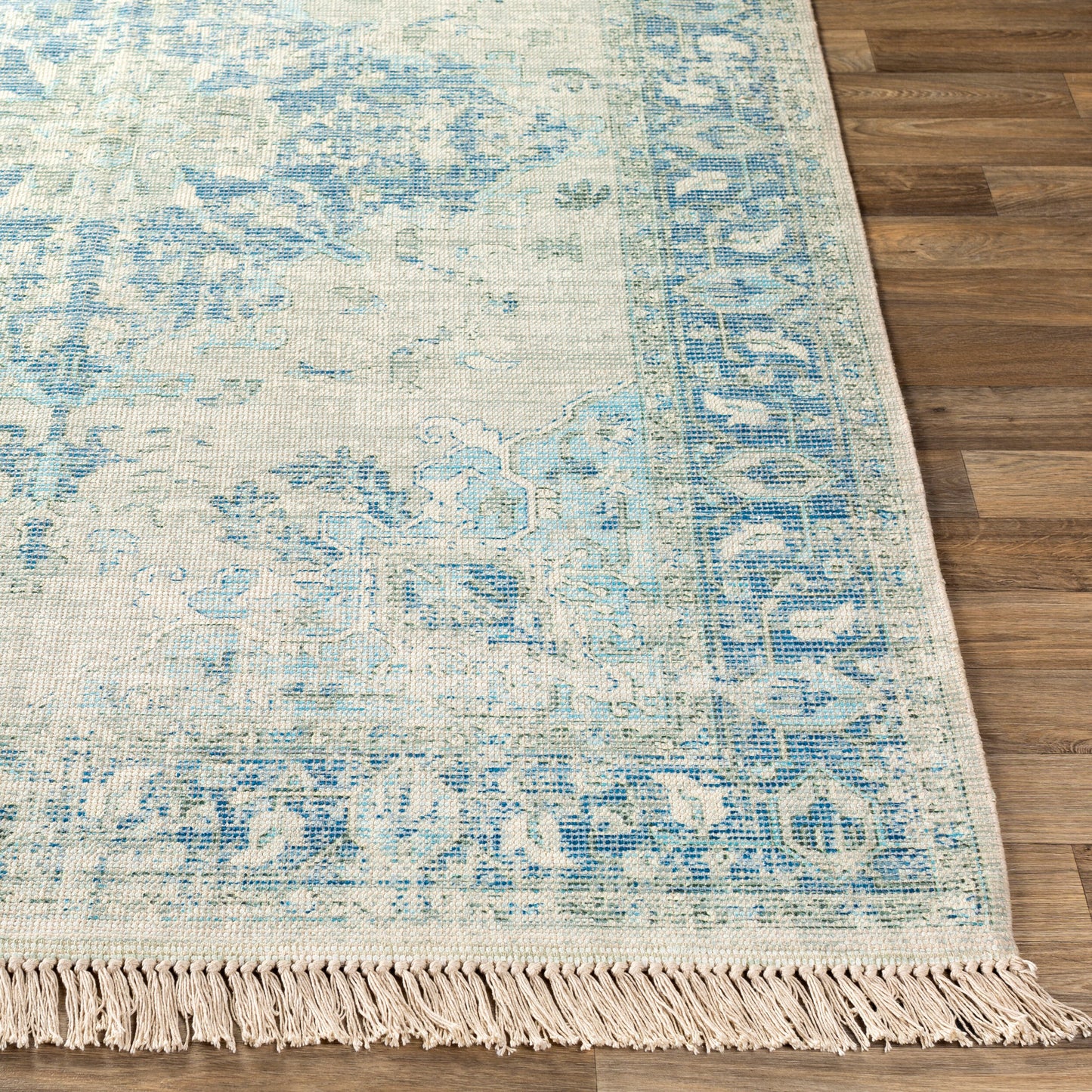 Zainab ZAI-2300 8ft Runner Handmade Runner Rug