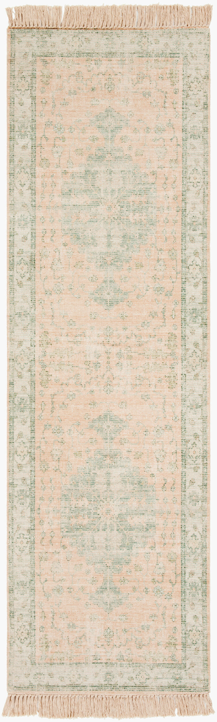 Zainab ZAI-2305 8ft Runner Handmade Runner Rug