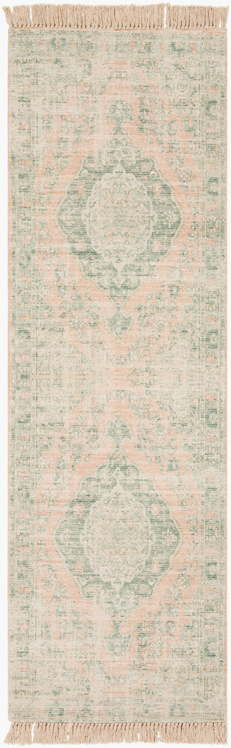 Zainab ZAI-2313 8ft Runner Handmade Runner Rug
