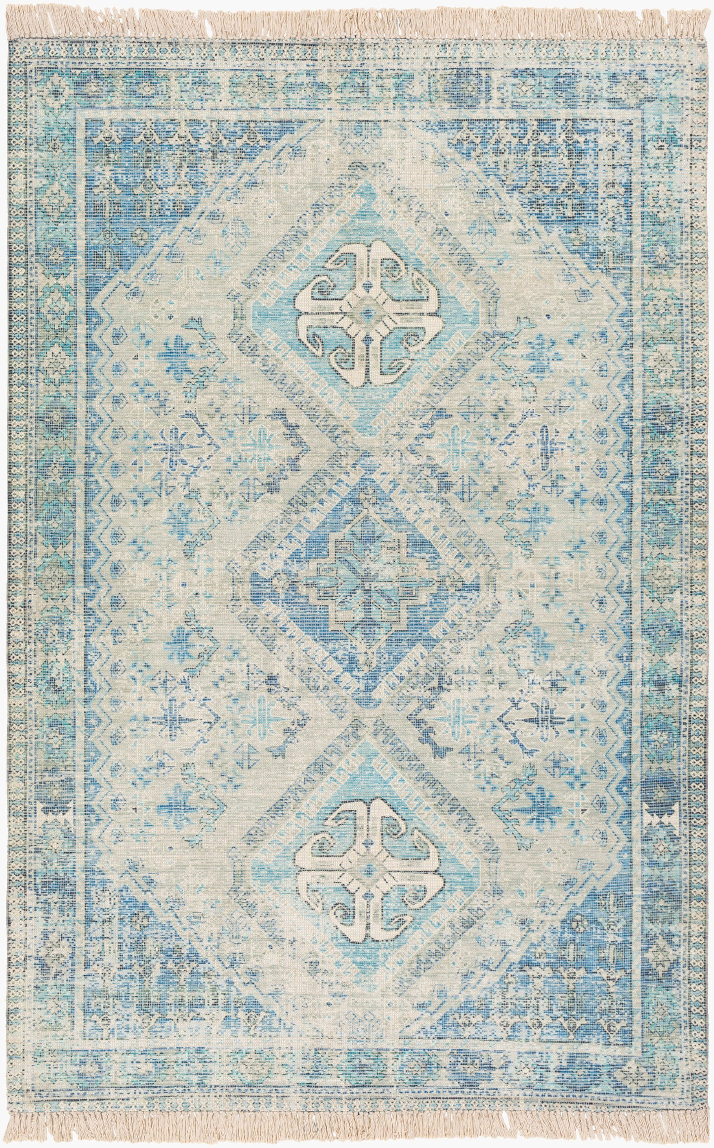 Zainab ZAI-2314 2' x 4' Handmade Accent Rug