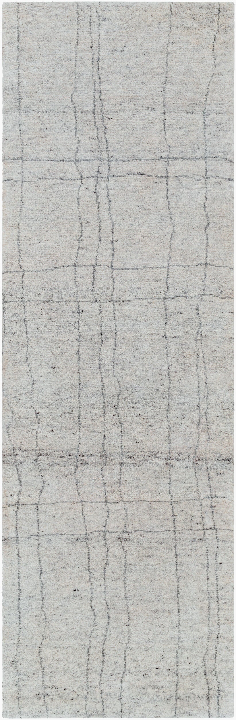 Alfombra de corredor hecha a mano Zara ZAR-2302 de 8 pies