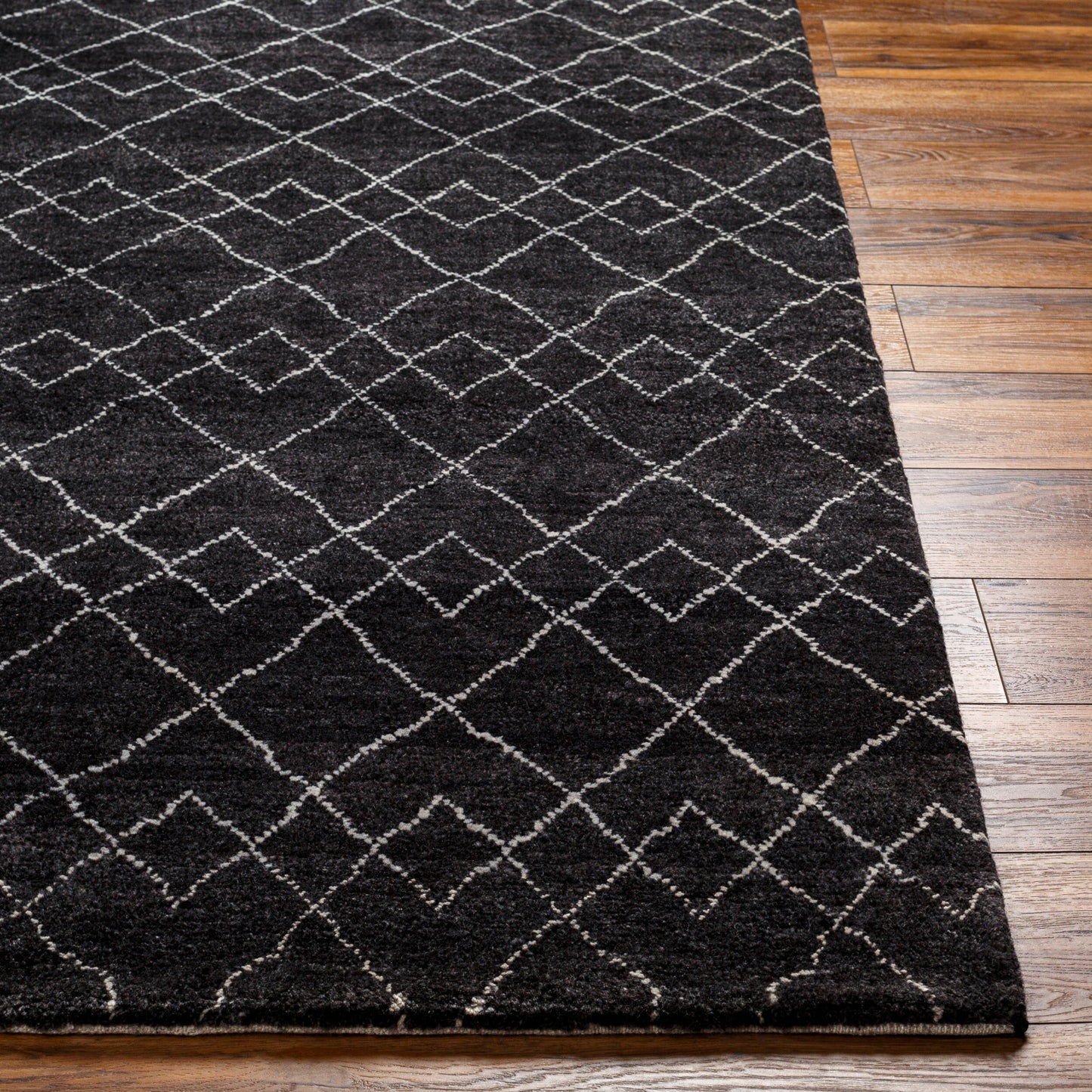 Alfombra decorativa hecha a mano Zara ZAR-2305 de 2' x 3'