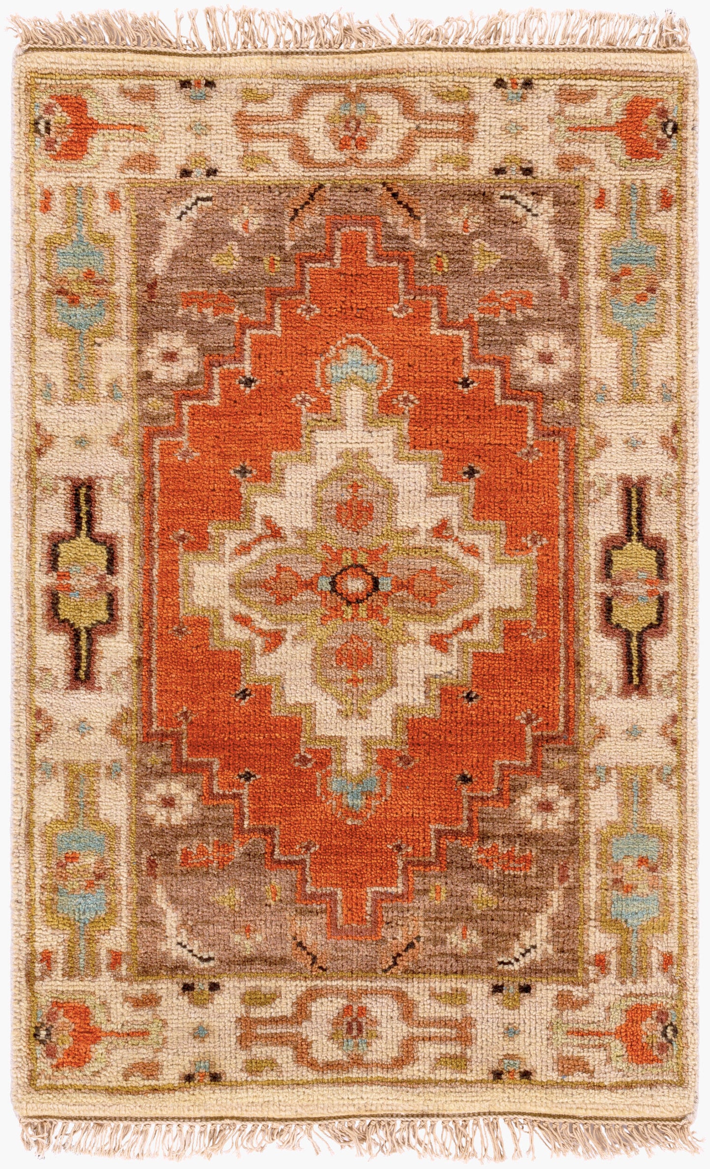 Zeus ZEU-7800 2' x 3' Handmade Wool Accent Rug