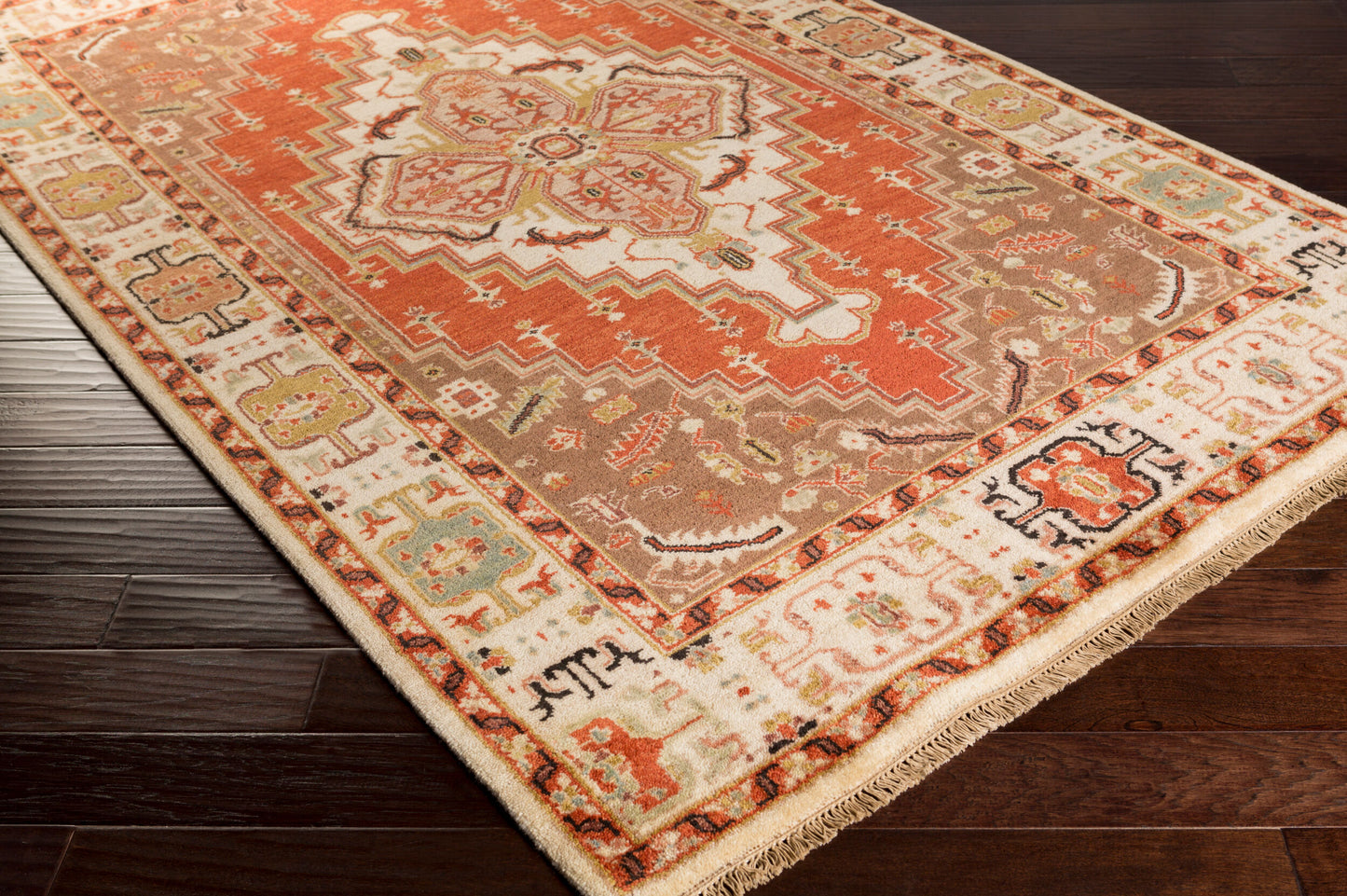 Zeus ZEU-7800 2' x 3' Handmade Wool Accent Rug