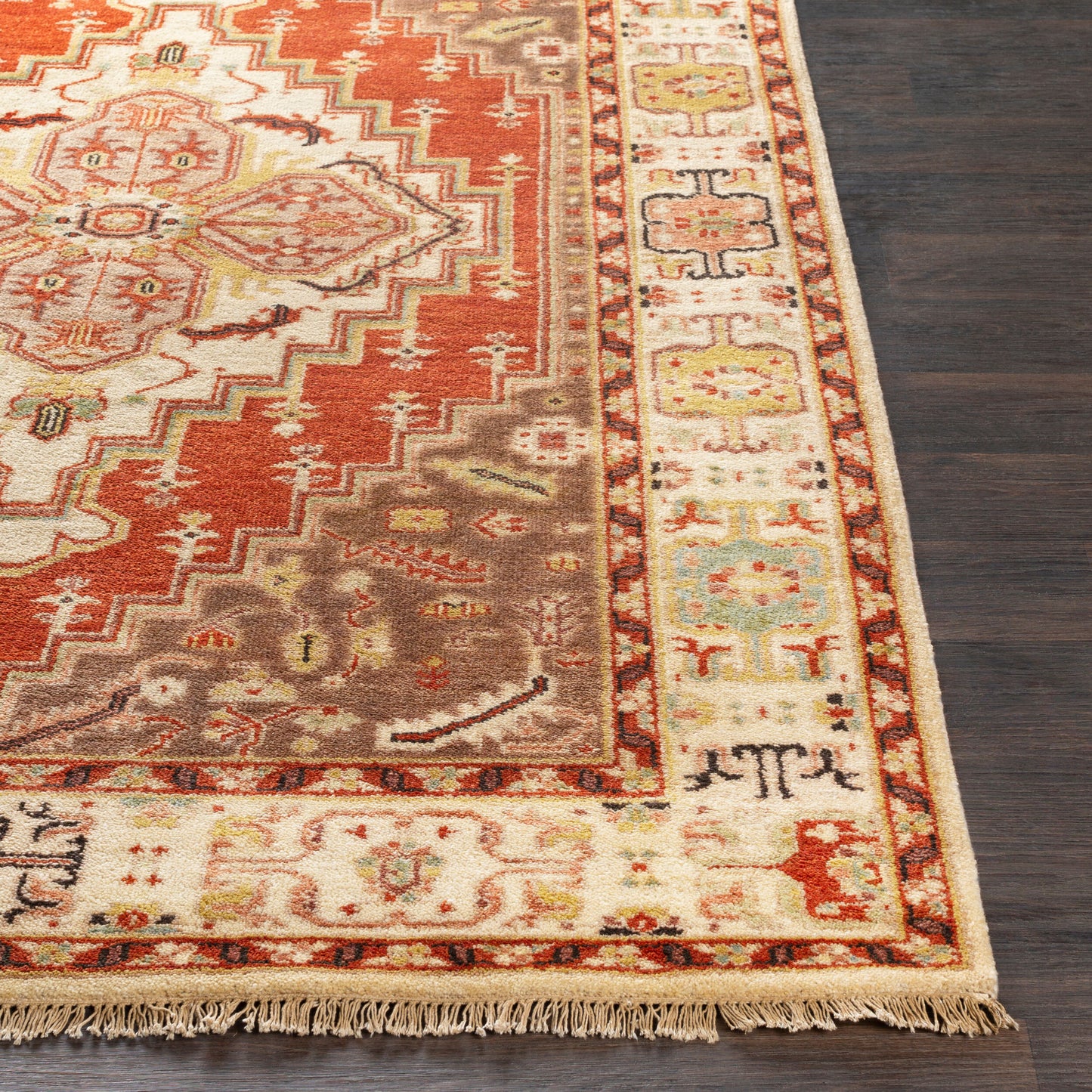 Zeus ZEU-7800 2' x 3' Handmade Wool Accent Rug