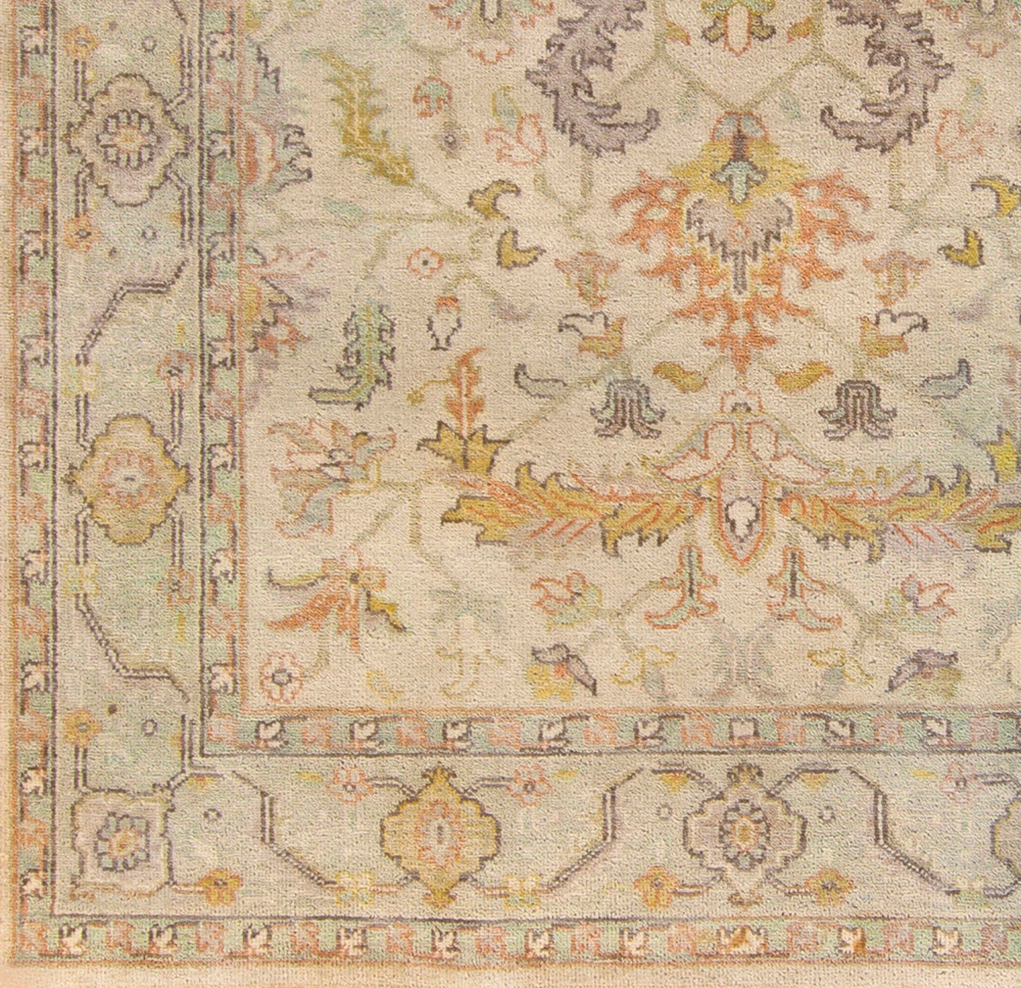 Alfombra decorativa de lana hecha a mano Zeus ZEU-7812 de 2' x 3'