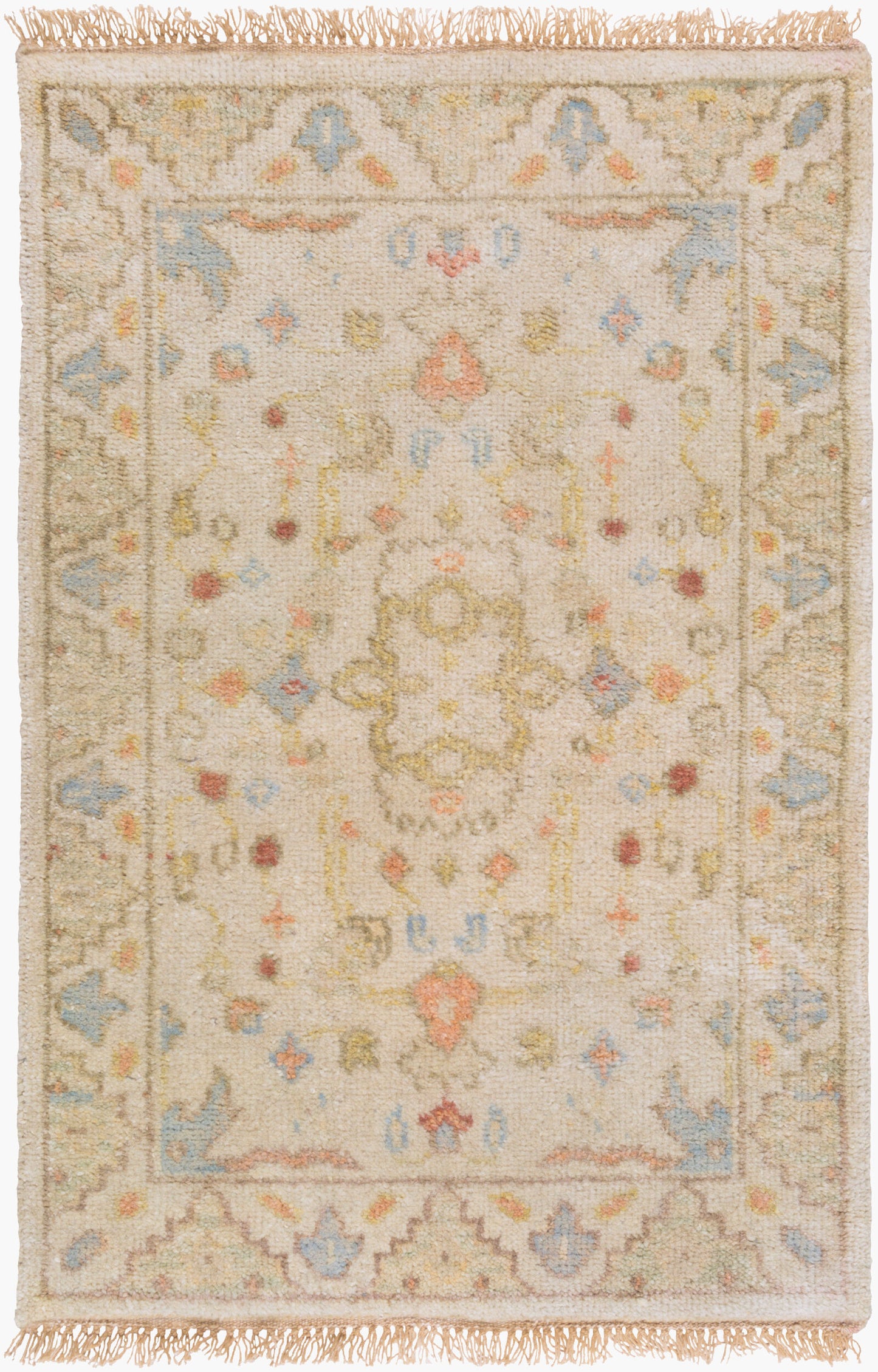Zeus ZEU-7814 2' x 3' Handmade Wool Accent Rug