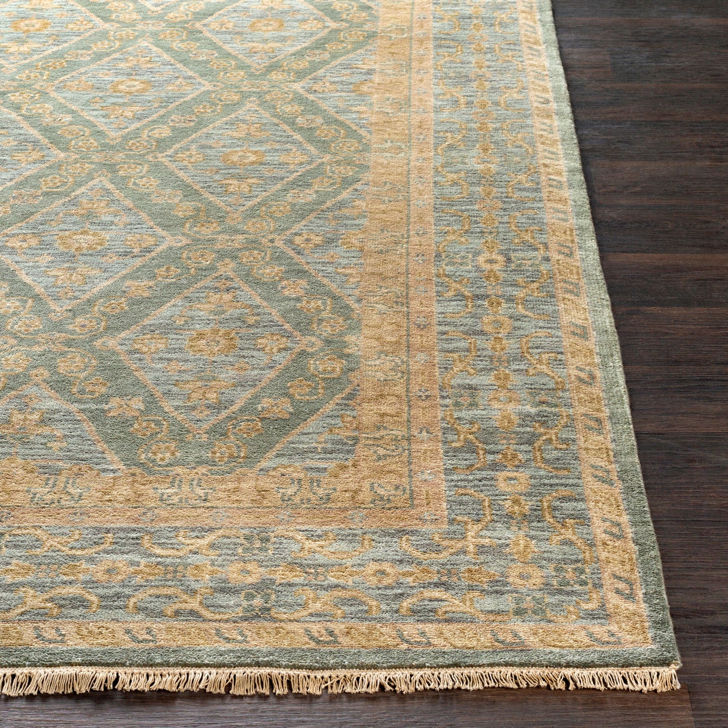 Zeus ZEU-7826 2' x 3' Handmade Wool Accent Rug