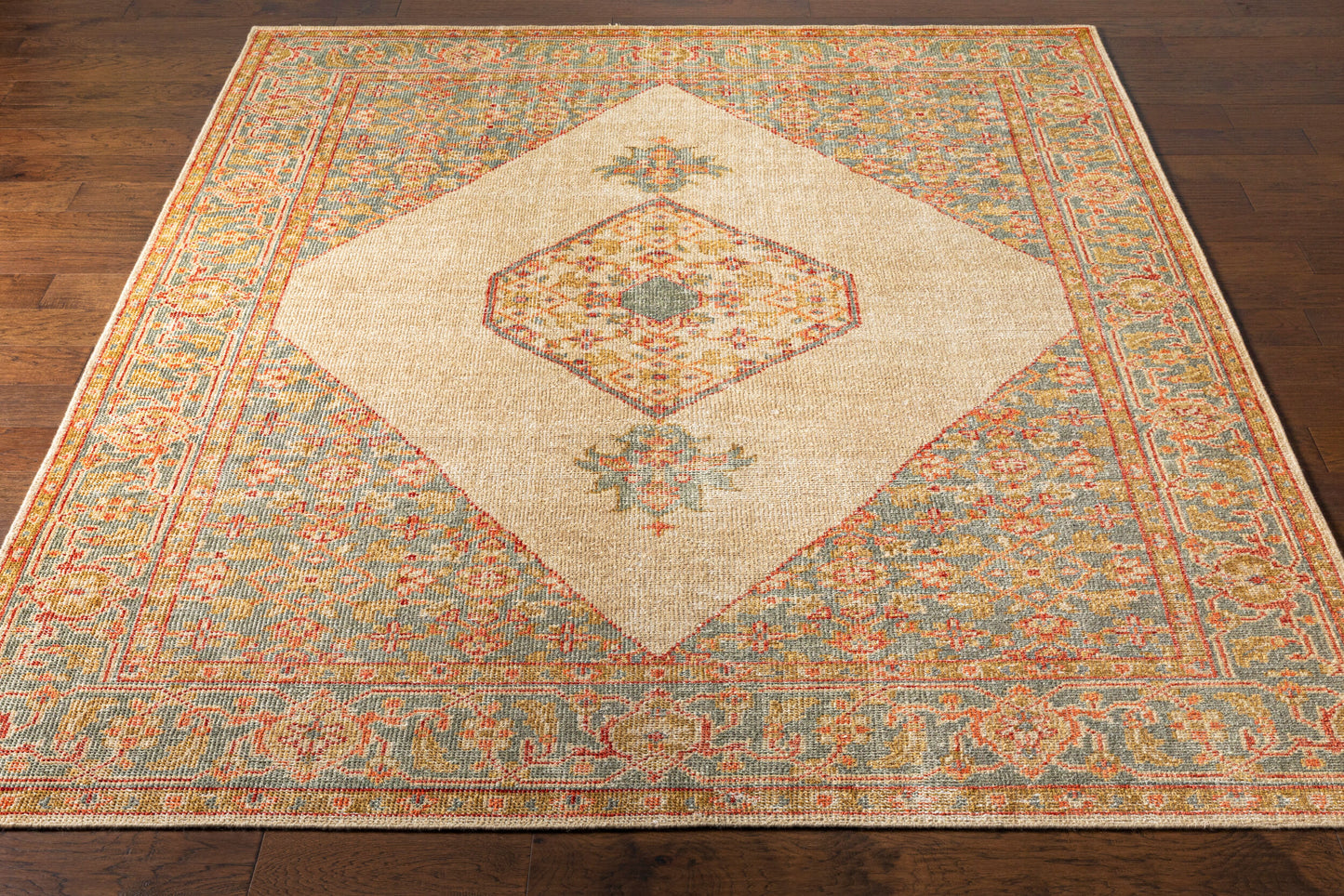 Zahra ZHA-2300 2' x 3' Handmade Wool Accent Rug