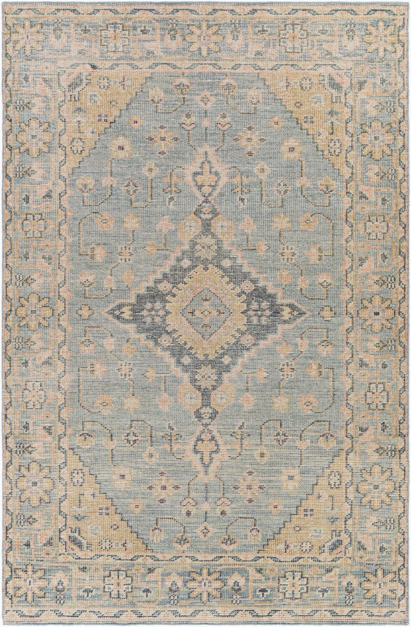 Zahra ZHA-2302 2' x 3' Handmade Wool Accent Rug