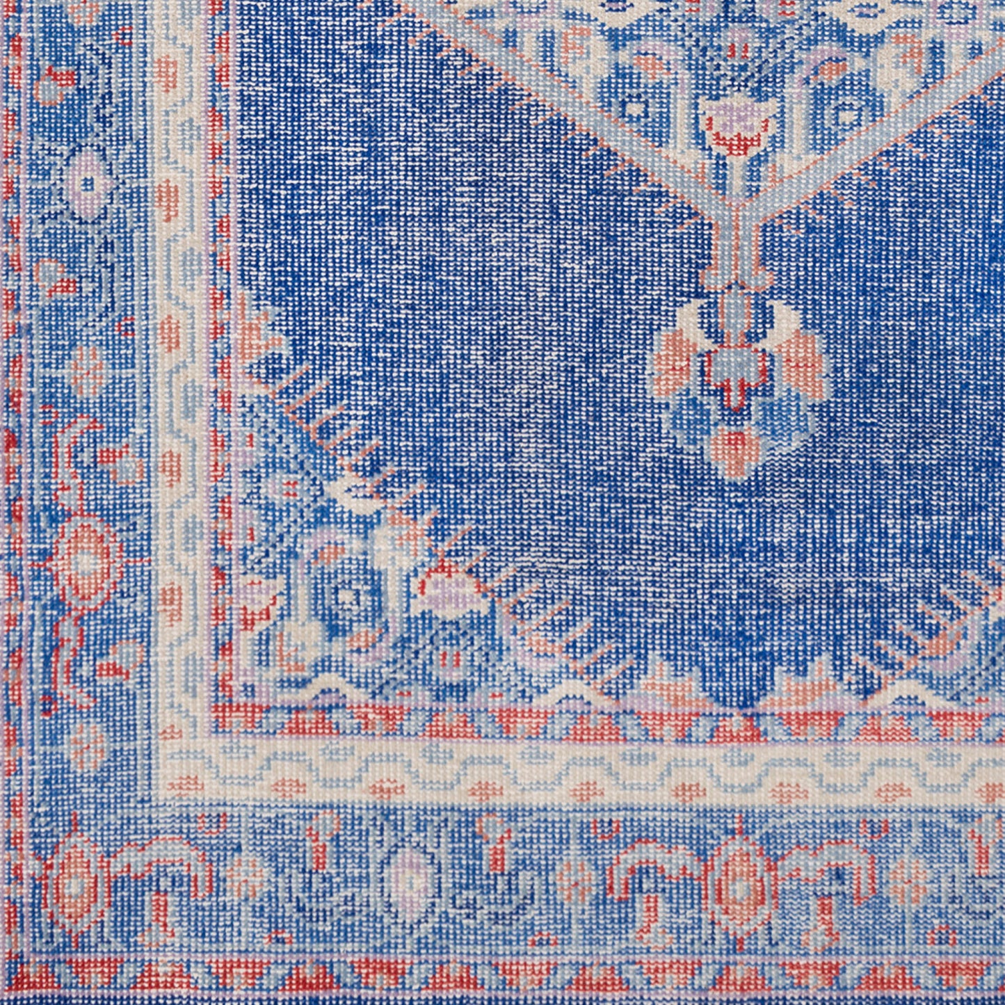 Alfombra decorativa de lana hecha a mano Zahra ZHA-4003 de 2' x 3'