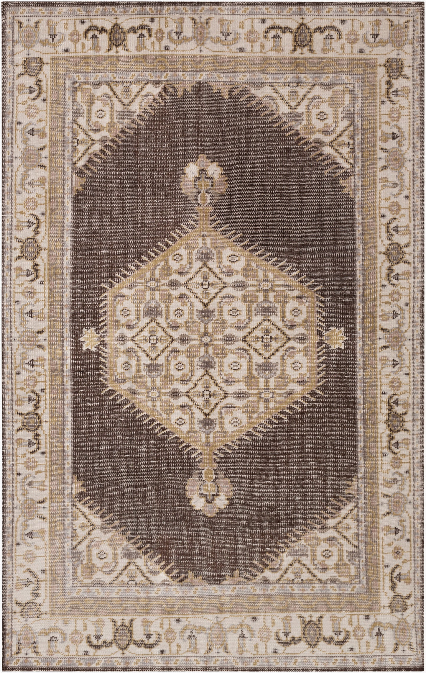 Zahra ZHA-4011 5' x 9' Handmade Wool Area Rug