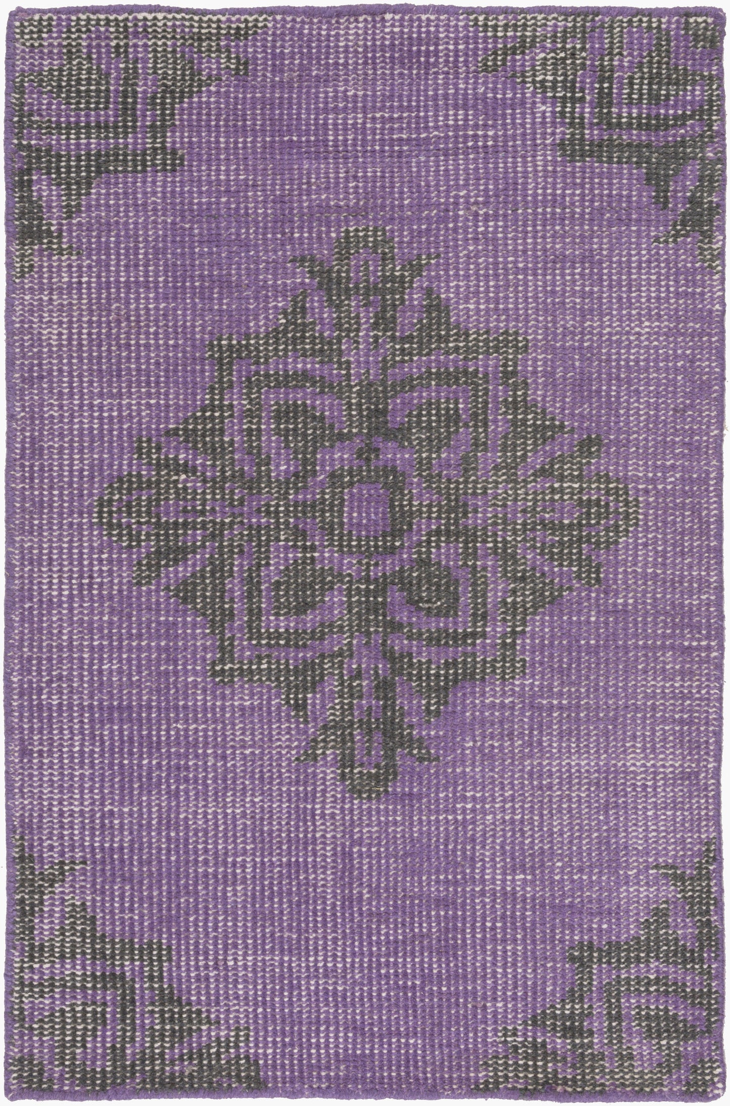 Zahra ZHA-4023 2' x 3' Handmade Wool Accent Rug